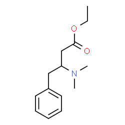 β-(Dimethylamino)benzenebutanoic acid ethyl ester Structure