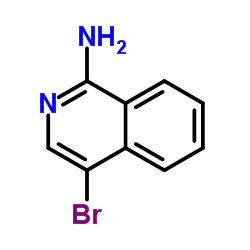 4-Bromo-1-isoquinolinamine structure