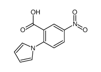 5-nitro-2-(1H-pyrrol-1-yl)benzoic acid结构式