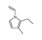 2-ethyl-3-methyl-1-vinyl-1H-pyrrole Structure