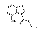 4-氨基吡唑并[1,5-a]吡啶-3-甲酸乙酯结构式