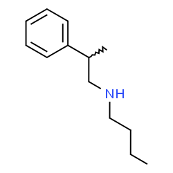 butyl(2-phenylpropyl)amine Structure
