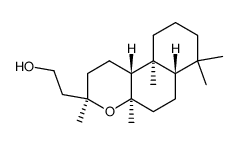 8α,13-epoxylabdan-15-ol Structure