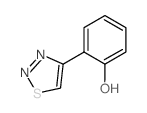 2-(1,2,3-噻二唑-4-基)-苯酚结构式