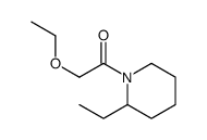 Piperidine, 1-(ethoxyacetyl)-2-ethyl- (9CI)结构式