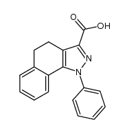 1-phenyl-4,5-dihydro-1H-benzo[g]indazole-3-carboxylic acid Structure