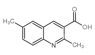 2,6-dimethylquinoline-3-carboxylic acid Structure