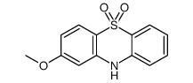 2-methoxy-10H-phenothiazine 5,5-dioxide结构式