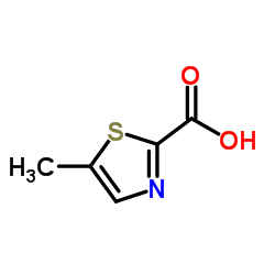 5-甲基噻唑-2-甲酸结构式