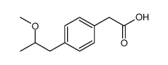 2-[4-(2-methoxypropyl)phenyl]acetic acid Structure