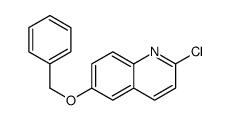 6-(苄氧基)-2-氯喹啉结构式