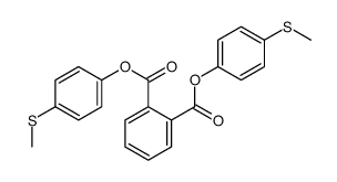 bis(4-methylsulfanylphenyl) benzene-1,2-dicarboxylate结构式
