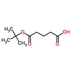 5-叔丁氧基-5-氧代戊酸结构式