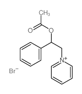(1-phenyl-2-pyridin-1-yl-ethyl) acetate结构式