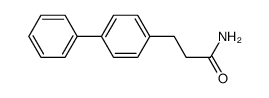3-biphenyl-4-yl-propionic acid amide结构式