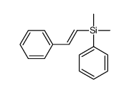 dimethyl-phenyl-(2-phenylethenyl)silane Structure