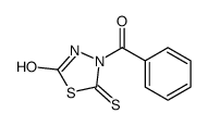 4-benzoyl-5-sulfanylidene-1,3,4-thiadiazolidin-2-one结构式