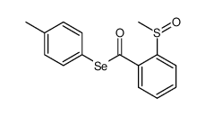 Se-p-tolyl 2-(methylsulfinyl)benzoselenoate Structure