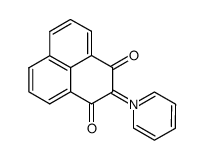 2-Pyridinium-2,3-dihydro-1,3-dioxophenalenid结构式