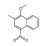 1-methoxy-2-methyl-4-nitronaphthalene结构式