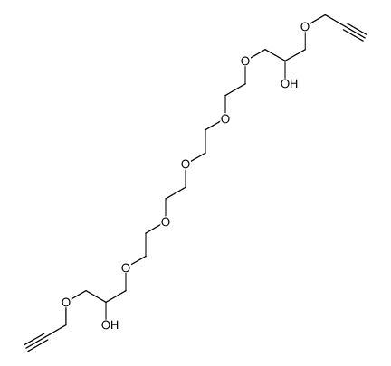 1-[2-[2-[2-[2-(2-hydroxy-3-prop-2-ynoxypropoxy)ethoxy]ethoxy]ethoxy]ethoxy]-3-prop-2-ynoxypropan-2-ol Structure