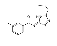 Benzamide, 3,5-dimethyl-N-(2-propyl-2H-tetrazol-5-yl)- (9CI) Structure
