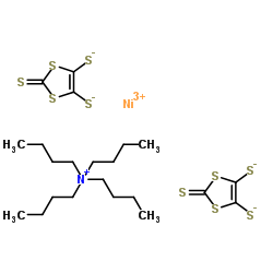 Tetrabutylammonium Bis(1,3-dithiole-2-thione-4,5-dithiolato)nickel(III) Complex Structure
