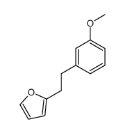 2-[β-(m-methoxyphenyl)ethyl]furan结构式