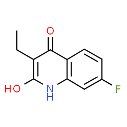 2(1H)-Quinolinone,3-ethyl-7-fluoro-4-hydroxy-(9CI)结构式