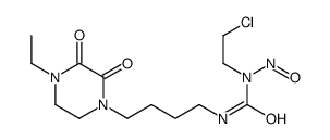 1-(2-chloroethyl)-3-[4-(4-ethyl-2,3-dioxopiperazin-1-yl)butyl]-1-nitrosourea Structure