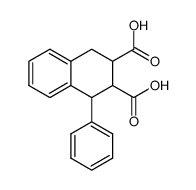 1-phenyl-1,2,3,4-tetrahydro-naphthalene-2,3-dicarboxylic acid Structure