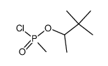 1,2,2-Trimethylpropyl methylphosphonochloridate结构式