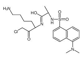 dansylalanyllysine chloromethyl ketone structure