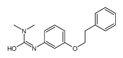 1,1-dimethyl-3-[3-(2-phenylethoxy)phenyl]urea Structure