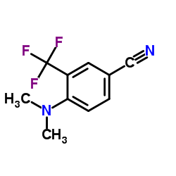 4-(Dimethylamino)-3-(trifluoromethyl)benzonitrile Structure