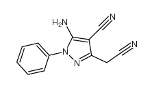 5-amino-4-cyano-3-cyanomethyl-1-phenylpyrazole picture