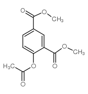 4-乙酰氧基间苯二甲酸二甲酯结构式