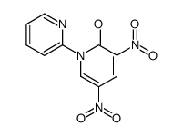 1-(2-pyridyl)-3,5-dinitro-2-pyridone结构式