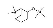 (1R,5R)-6,6-Dimethyl-2-[(trimethylsilyl)oxy]bicyclo[3.1.1]hept-2-ene结构式
