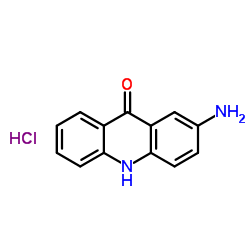 2-氨基-9-吖啶酮盐酸盐结构式