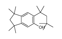 1,1,3,3-tetramethyl-6-(1,1,3,3-tetramethylbutyl)indan-5-ol结构式