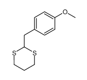 2-(4-methoxybenzyl)-1,3-dithiane Structure