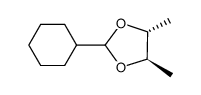 2-Cyclohexyl-4,5-dimethyl-1,3-dioxolane结构式