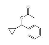 α-cyclopropylbenzyl acetate Structure