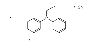diphenyl(2-trimethylstannylethyl)phosphane结构式