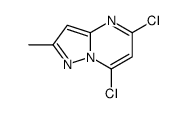 5,7-二氯-2-甲基吡唑并[1,5-a]嘧啶结构式