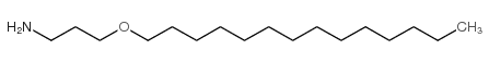 3-十四烷基氧基丙胺结构式