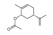 (1S-cis)-2-methyl-5-(1-methylvinyl)-2-cyclohexen-1-yl acetate Structure