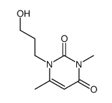 1-(3-hydroxypropyl)-3,6-dimethylpyrimidine-2,4-dione Structure