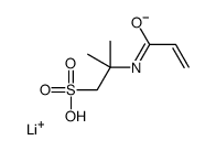 lithium,2-methyl-2-(prop-2-enoylamino)propane-1-sulfonate Structure
